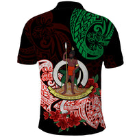 Vanuatu Polo Shirt Polynesian Floral Tribal LT9 - Polynesian Pride