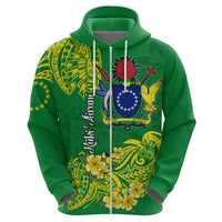 Cook Island Hoodie Polynesian Floral Tribal LT9 - Polynesian Pride