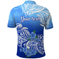 Custom Federated States of Micronesia Polo Shirt Polynesian Floral Tribal LT9 - Polynesian Pride