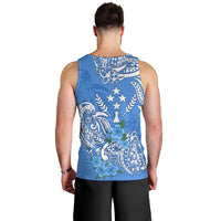 (Custom Personalised) FSM Kosrae State Men Tank Top Polynesian Floral Tribal LT9 - Polynesian Pride