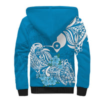 FSM Yap State Sherpa Hoodie Polynesian Floral Tribal LT9 - Polynesian Pride