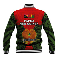 Papua New Guinea Baseball Jacket Eastern Highlands Province Mix Coat Of Arms Polynesian Art LT14 - Polynesian Pride