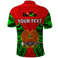 Custom Papua New Guinea Polo Shirt Southern Highlands Province Mix Coat Of Arms Polynesian Art LT14 - Polynesian Pride