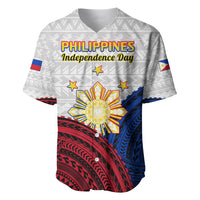 (Custom Personalised) Philippines Independence Day Baseball Jersey Proud To Be Filipino Polynesian Pattern LT14 - Polynesian Pride