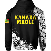 Kanaka Flag Polynesian Hoodie Nora Style - Polynesian Pride