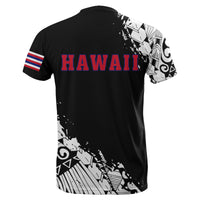 Hawaii Flag Polynesian T Shirt Nora Style - Polynesian Pride