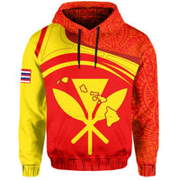Hawaiian Polynesian Mauna Kea Hoodie Eudora Style - Polynesian Pride