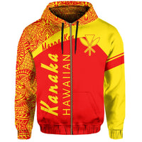 Kanaka Polynesian Mauna Kea Zipper Hoodie Vera Style - Polynesian Pride