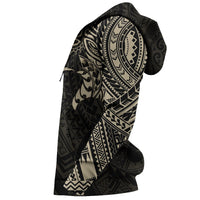 Maori Wolf Hoodie, New Zealand Maori Tattoo Pullover Hoodie - Polynesian Pride