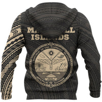 Marshall Islands Micronesia Hoodie Marshall Islands Micronesia Seal Polynesian Tattoo Style - Polynesian Pride