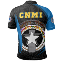 Northern Mariana Islands Polo Shirt Flag Seal Spirit - Polynesian Pride