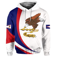 American Samoa Hoodie Arch Style - Polynesian Pride