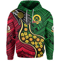 Vanuatu Mix Aboriginal Happy Independence Day Hoodie LT6 - Polynesian Pride
