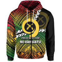 Custom Proud To Be Ni Vanuatu Hoodie LT6 - Polynesian Pride