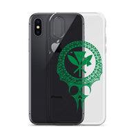 Kanaka Maoli Iphone Case The Eyes Green AH iPhone X/XS Phone Case Green - Polynesian Pride