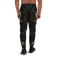 Tahiti Polynesian Sweatpant - Gold Tribal Wave - Polynesian Pride