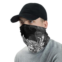 Hawaii Hula Girl Kanaka Hibiscus Polynesian Neck Gaiter - White - Polynesian Pride