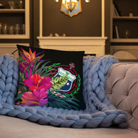 Samoa Polynesian Basic Pillow - Tropical Bouquet - Polynesian Pride