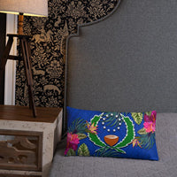 Pohnpei Polynesian Pillow - Hibiscus Surround - Polynesian Pride