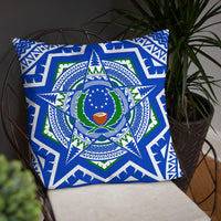 Pohnpei State Pillow - Mandala Star Patterns - Polynesian Pride
