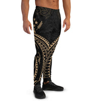 Kosrae Micronesia Sweatpant - Gold Tribal Wave - Polynesian Pride