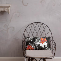 Papua New Guinea Polynesian Pillow - White Plumeria - Polynesian Pride