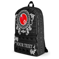 Wallis And Futuna Backpack - Custom Ocean Animals - Polynesian Pride