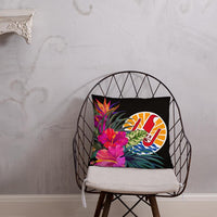 Tahiti Polynesian Basic Pillow - Tropical Bouquet - Polynesian Pride