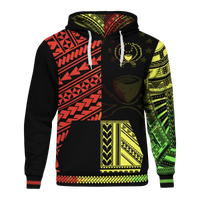 Pohnpei Hoodie Micronesian Portion Reggae Version Unisex Mix - Polynesian Pride
