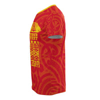 Hawaii Mauna Kea Custom T Shirt Ku Kiai Mauna - Polynesian Pride