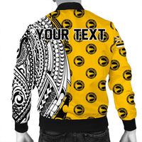 (Personalized) Hawaii Bomber Jacket - Nanakuli High Tribal Kakau Bomber Jacket AH - Polynesian Pride