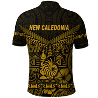 New Caledonia Polo Shirt Simple Style Gold LT8 - Polynesian Pride