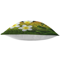Kanaka Maoli (Hawaiian) Pillow Cases, Polynesian Plumeria Banana Leaves Reggae - Polynesian Pride