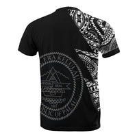 Palau Custom All Over T Shirt Palau Seal Micronesian Pattern - Polynesian Pride