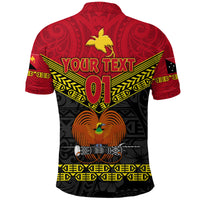 Custom Papua New Guinea Kumuls Polo Shirt Simple Style Black Vibes LT8 - Polynesian Pride