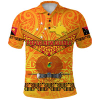 Custom Papua New Guinea Kumuls Polo Shirt Simple Style Yellow Vibes LT8 - Polynesian Pride