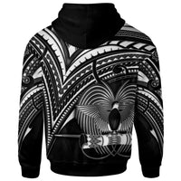 Papua New Guinea Zip Hoodie Cross Style - Polynesian Pride