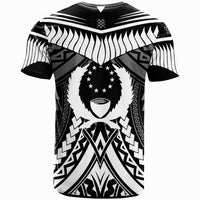 Pohnpei T Shirt Tooth Shaped Necklace Texture - Polynesian Pride
