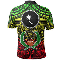 Micronesia Culture Day Polo Shirt Chuuk and Pohnpei Reggae Style LT6 LT6 - Polynesian Pride