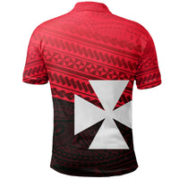 Wallis and Futuna Rugby Polo Shirt Polynesian Style - Polynesian Pride