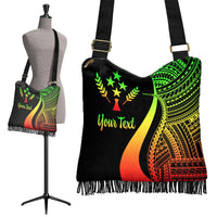 Kosrae Custom Personalised Boho Handbag - Reggae Polynesian Tentacle Tribal Pattern - Polynesian Pride