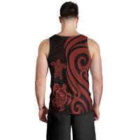 Tuvalu Men's Tank Top - Red Tentacle Turtle - Polynesian Pride