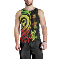 Tuvalu Men's Tank Top - Reggae Tentacle Turtle - Polynesian Pride