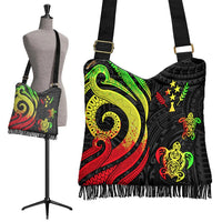 Kosrae Boho Handbag - Reggae Tentacle Turtle - Polynesian Pride