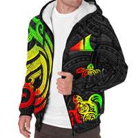 Tokelau Sherpa Hoodie - Reggae Tentacle Turtle - Polynesian Pride