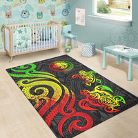 Federated States of Micronesia Area Rug - Reggae Tentacle Turtle - Polynesian Pride