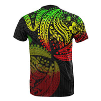 Polynesian Patterns T Shirt Reggae Color - Polynesian Pride