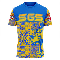 Suva Grammar School T Shirt LT10 Blue - Polynesian Pride