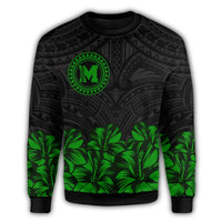 Molokai Map Hibiscus Polynesian Sweatshirt - Lithe Style - AH - Polynesian Pride