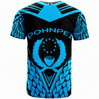 Pohnpei Custom T Shirt Aquaman Blue Color - Polynesian Pride